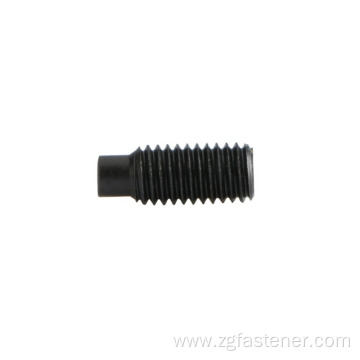 black oxide hex socket set screws with dog point DIN915